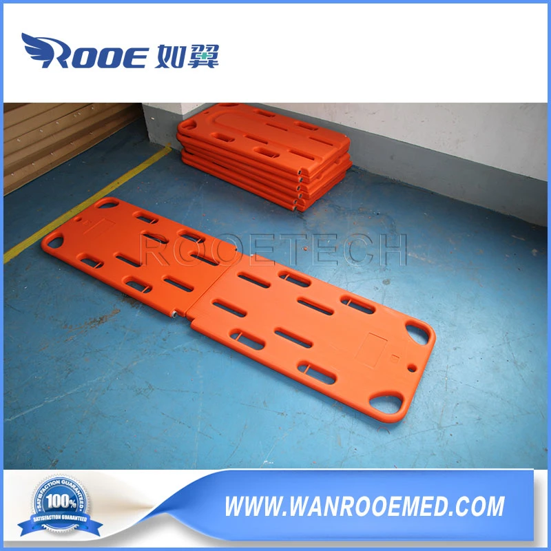 2 Folding Water Rescue PE Plastic Spine Board Stretcher with Cheap Price