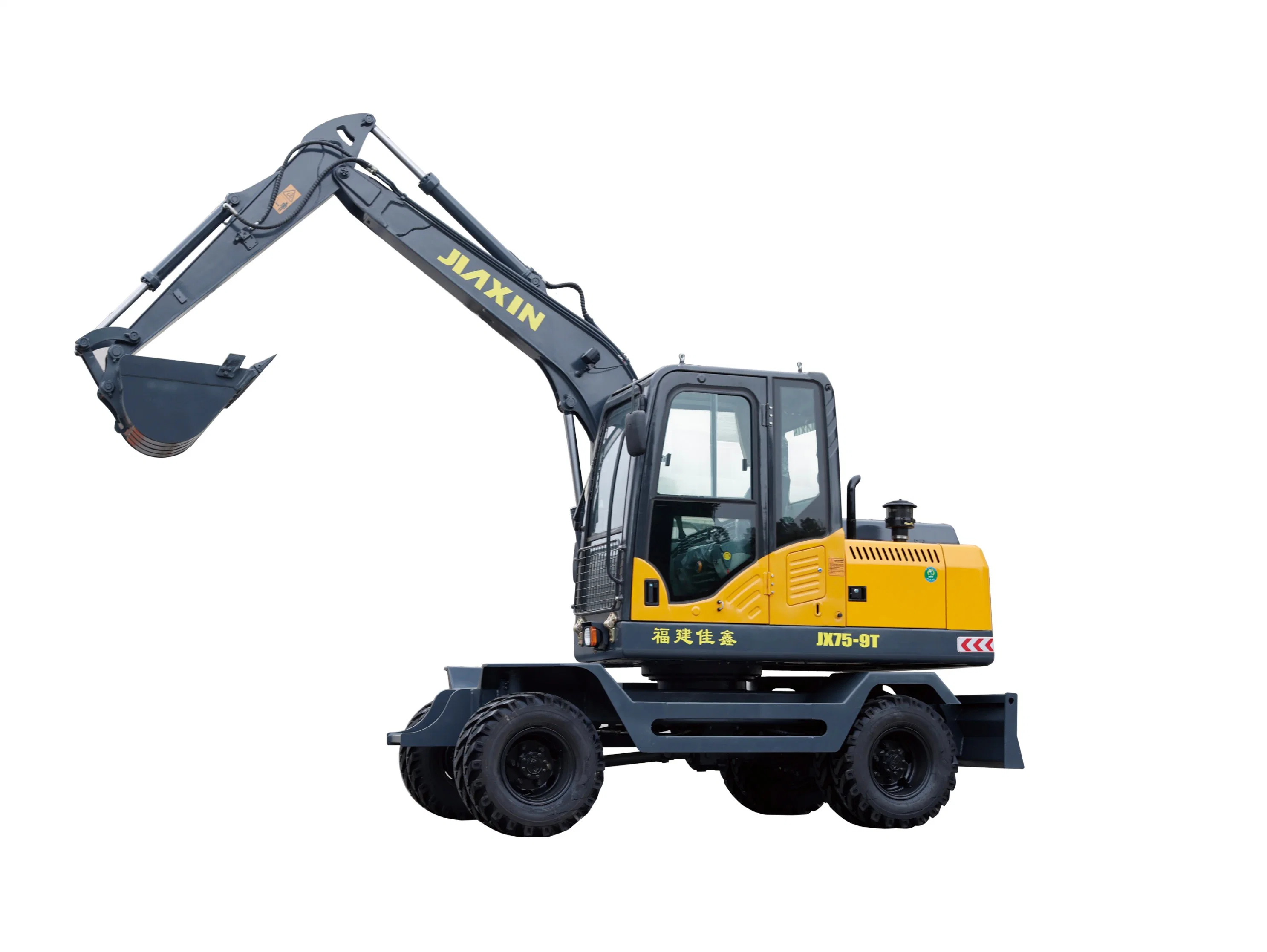 Wheel Excavator of Loader with Bucket and Bulldozer