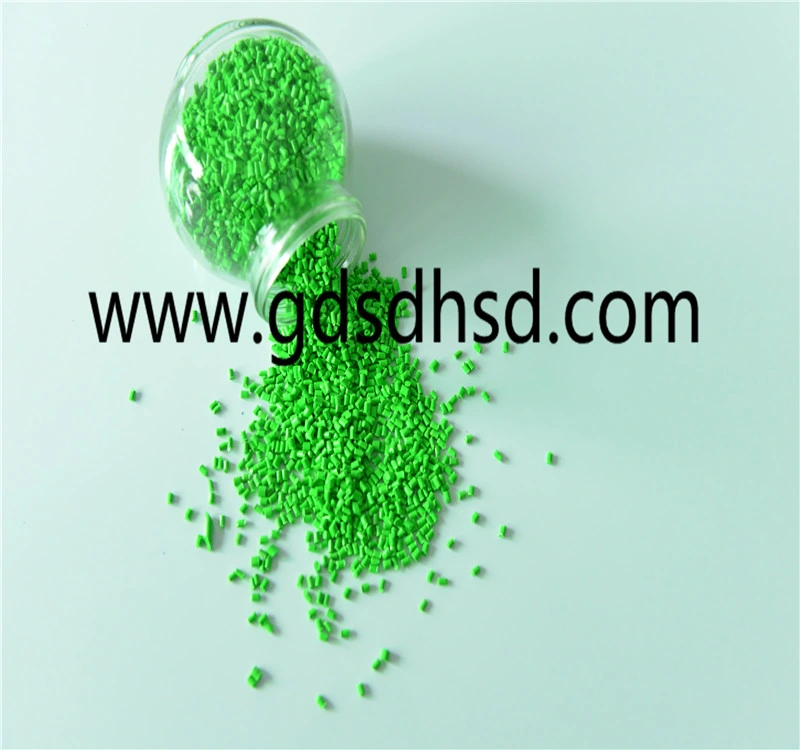 Green Color Masterbatch Plastic Granules
