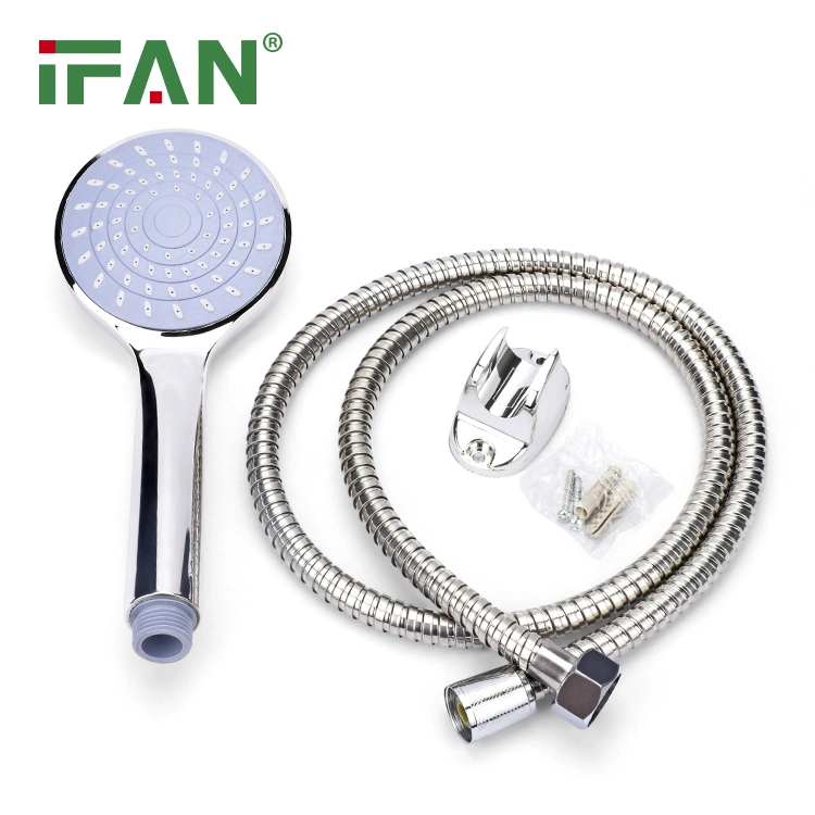 Ifan OEM ODM Bathroom High Pressure Shower Heads Adjustable Sanitary Shower Head Set