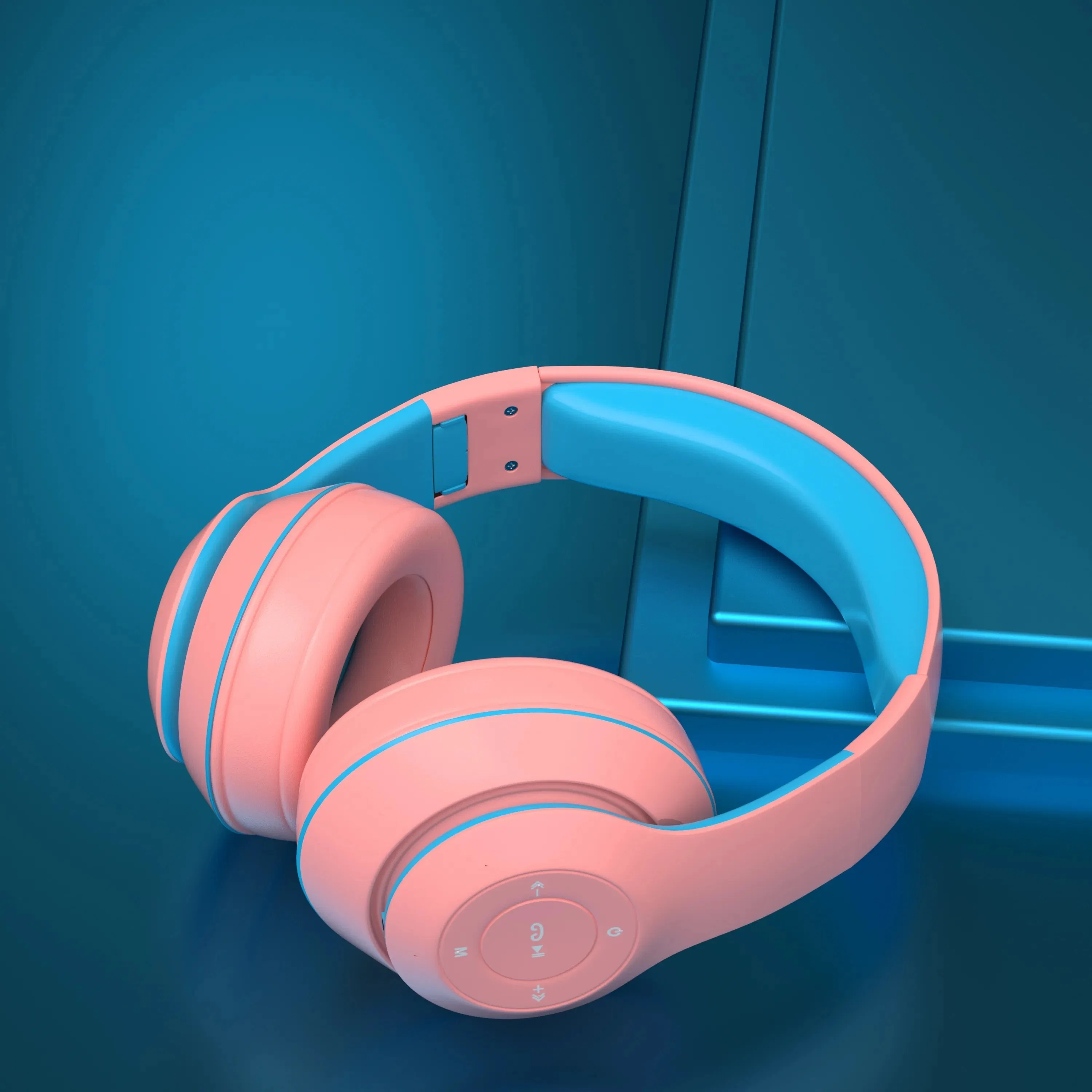 Elegante y minimalista de Deportes de la función llamada ejecutando unos auriculares inalámbricos Bluetooth estéreo