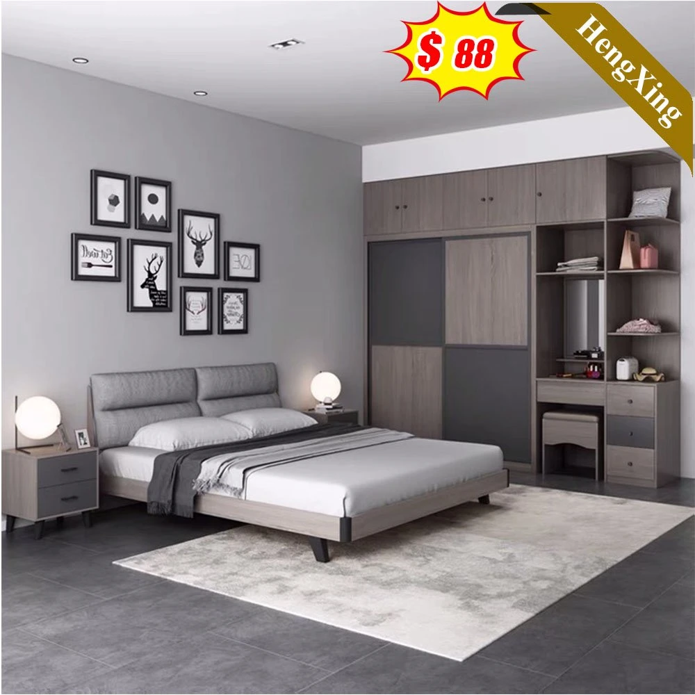 Modern Wooden Mattress Wall Murphy Capsule Synthetic Leather Bedroom Double Queen Single King Size Bed