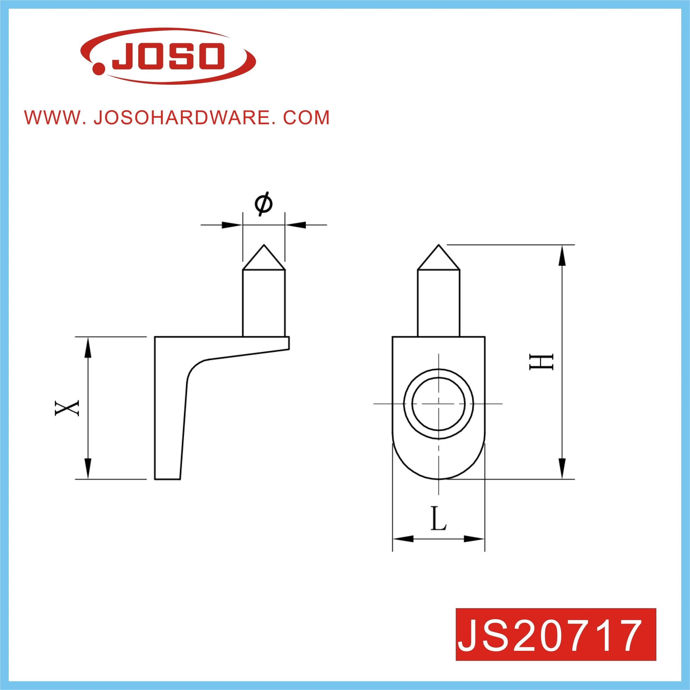 Hot Sale Glass Support for Cabinet