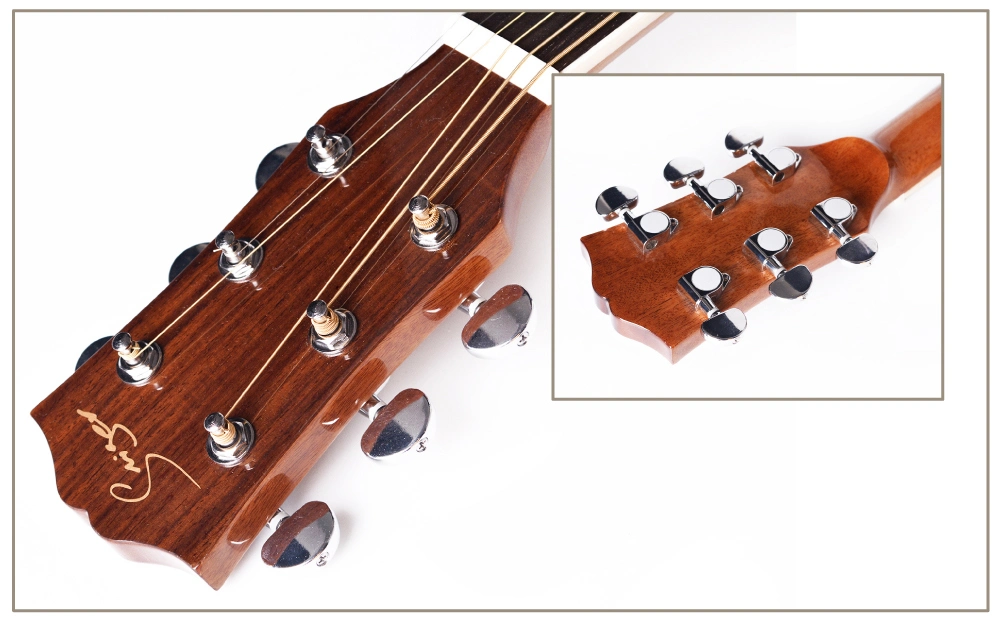 Marca Smiger Professional Guitarra artesanais fabricante 41 polegada Upgrade violão acústico