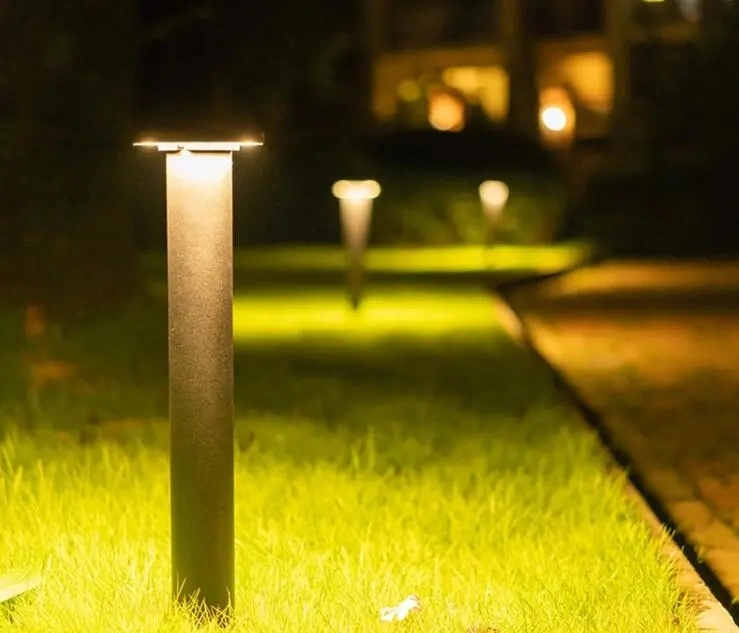 Alva / OEM LED Landscape Post Path Way Bollards in Outdoor Garden Square Parks Yard