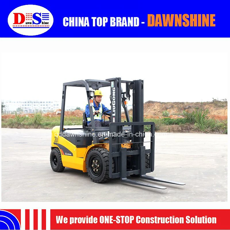 Cpcd30 Top Brand Liugong 3 Ton Diesel Forklift Truck Price