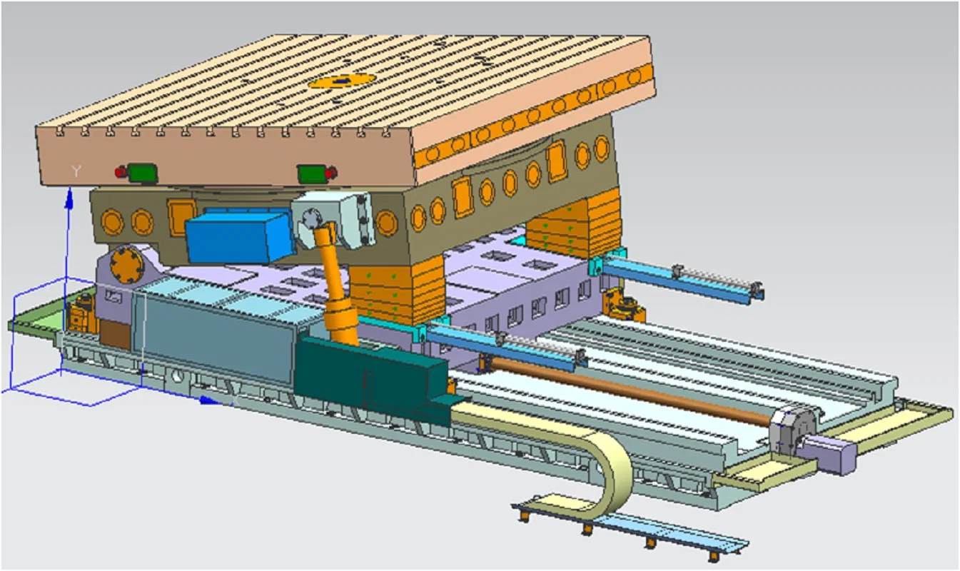 D-Hba69 CNC Doppelende Boden-Typ-Fräs- und Bohrmaschine