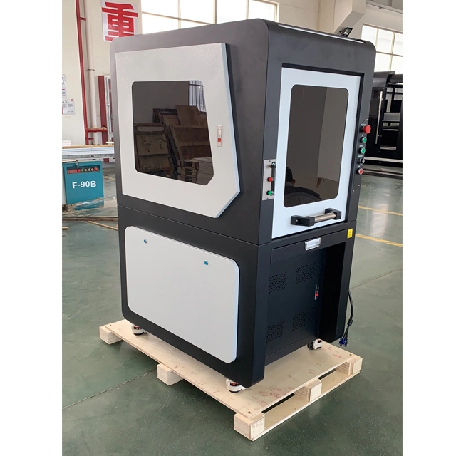 30W 50W 100W Raycus Jpt M7 Fiber Laser Full Enclosed Mopa Color Fiber Laser Etching Marking Machine for Metal Deep Engraving and Cutting