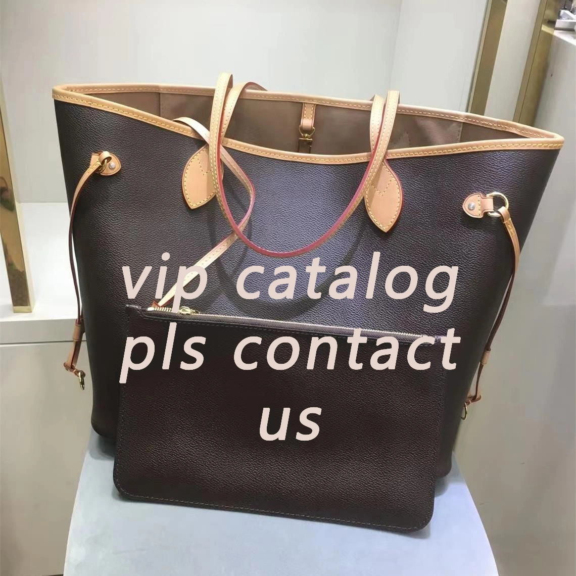 Luxury Top Brand Classic Designer Bags High Quality Leather Oxidate Tahitienne Women Totes with Pouch Shopping Shoulder Bag