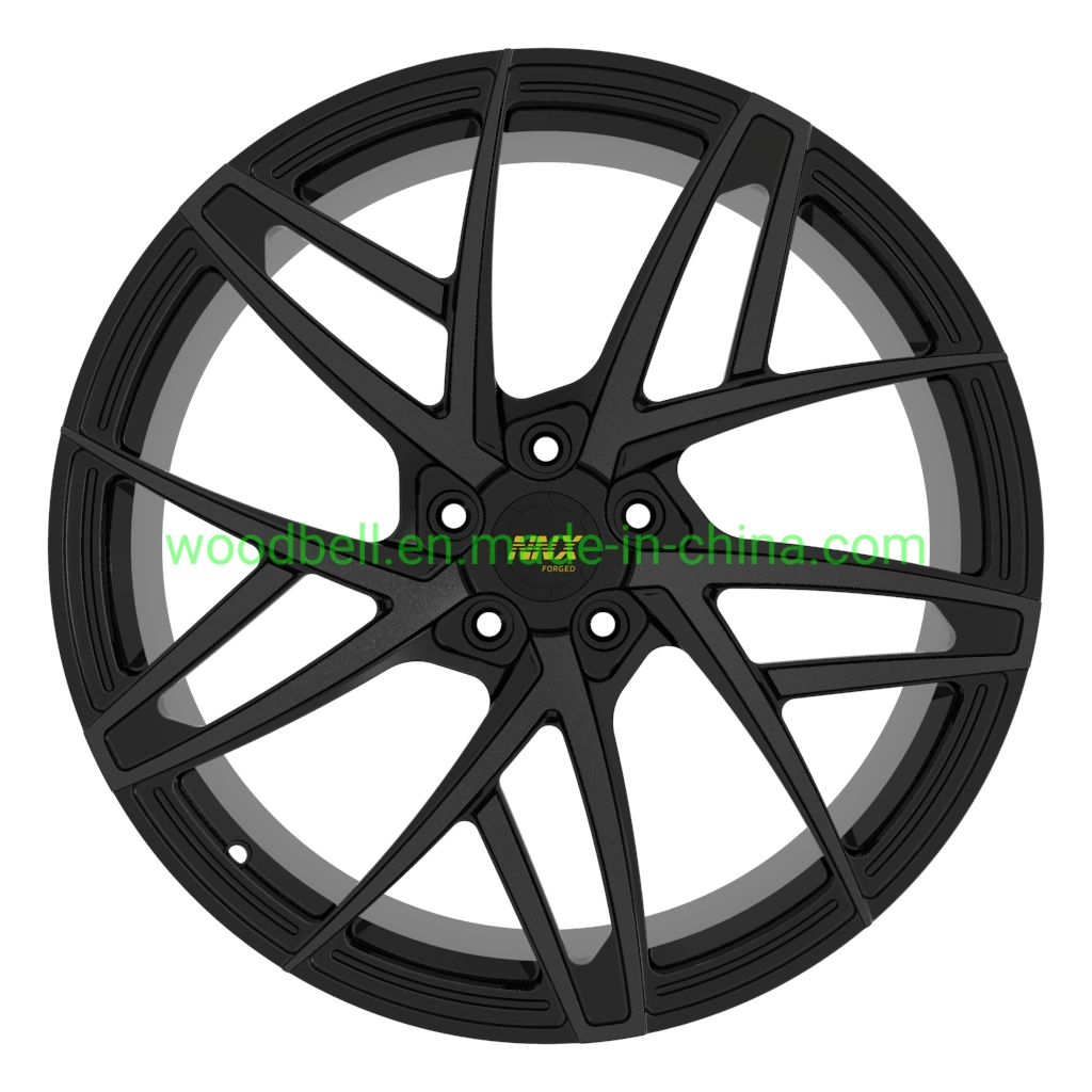 Customized 22polegadas preta mate forjados 5 furo 114.3X5 Hardware Conectado Carro em liga de alumínio Carro RIM rodas, novo design do carro Jantes de alumínio