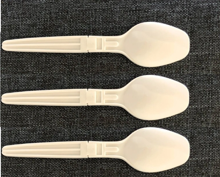 Fornecedor Hot Sale utensílios biodegradáveis plástico individual Faqueiro Spoon