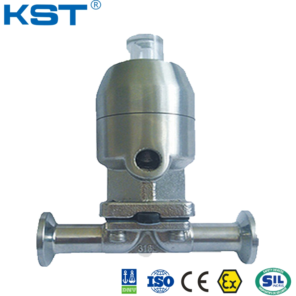 DIN/3A/Bpe Sanitary Valve Stainless Steel Valve Pneumatic Ball/Butterfly/Check/Diaphragm/Divert Seat/Sampling Valve with FDA Certificate