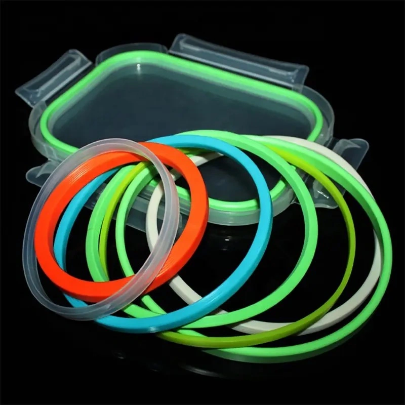 OEM ODM Food Grade Soft Flexible Silicone Seal Ring Silicone Seals O Rings Seal Ring for Jar Lids