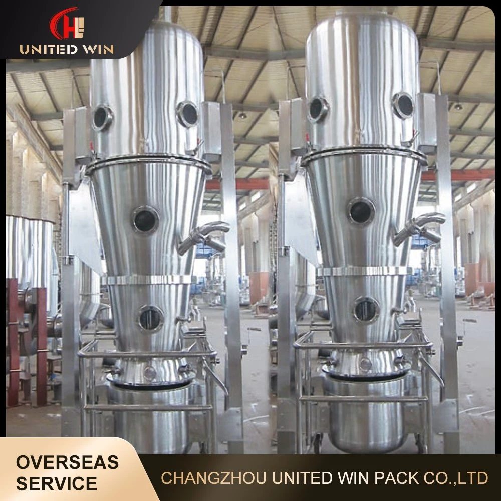 Medicine Powder Granule Spray Coating Dryer Mixing Pharmaceutical Fluid Bed Granulator