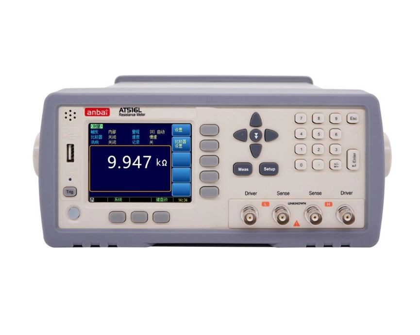 Ohmmeter Resistance Tester for Coil Transformers Motors and Winding Resistances At516L