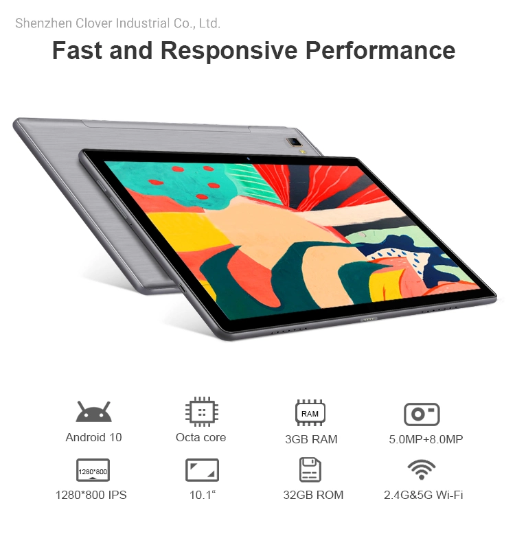 جهاز لوحي 4G 5g WiFi Tablet 10.1 11.6 بوصة في المخزن الأصلي جهاز لوحي 4+64G Android11 Octa Core 2 في 1 6g+128 GB