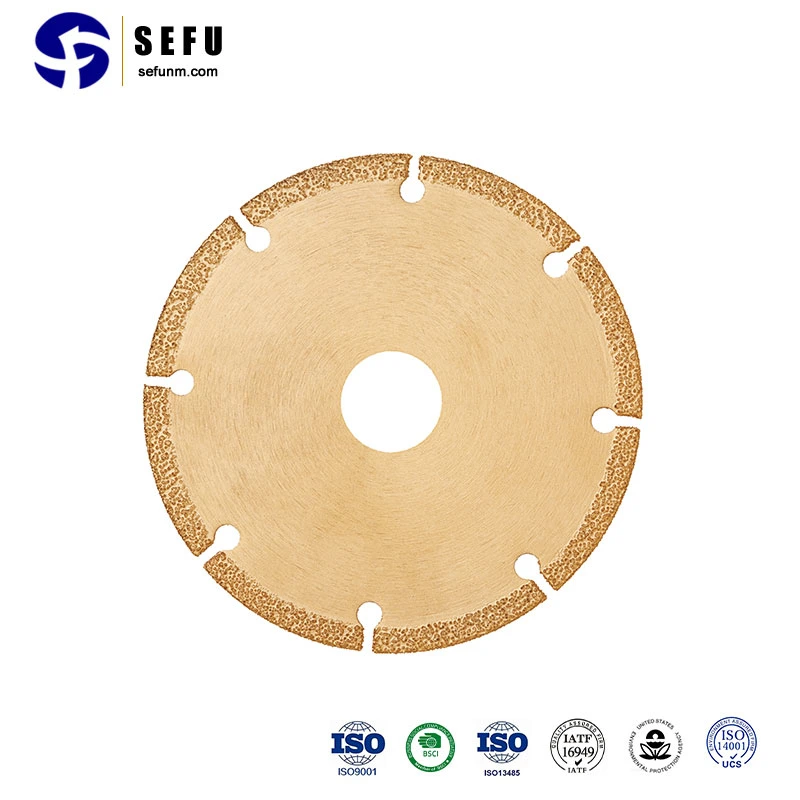 Sefu China Vacuum Brazed Diamond Tools Supplier Vacuum Brazed Diamond Blade Vacuum Brazed Diamond Disc Diamond Saw Blade Tool Diamond Saw