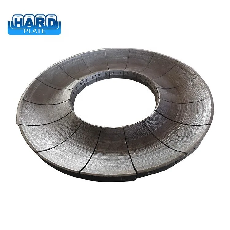 Plaque de meulage en carbure de chrome anti-abrasion et anti-usure pour Extraction de ciment