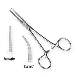 Rankin Crile Hemostat Forceps Straight Curved Surgical Tools Finishing Touch Dermaplane Glo