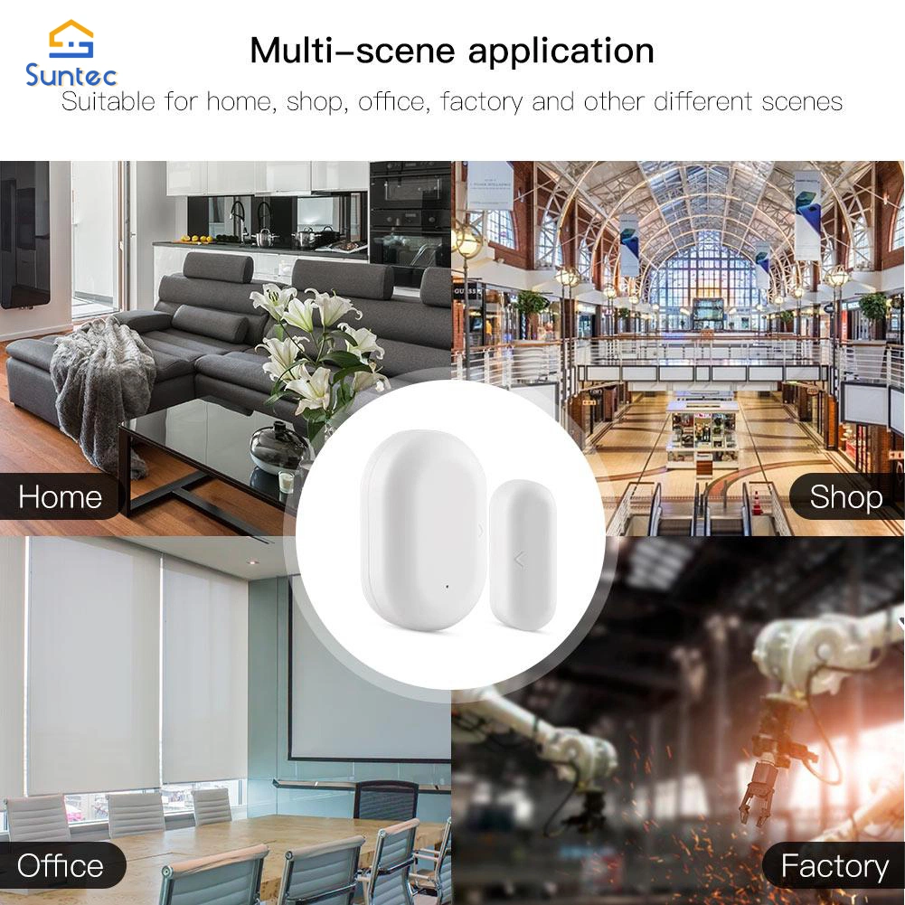 Tuya WiFi/Zigbee Home Security Home Door Magnet Sensor Alarm