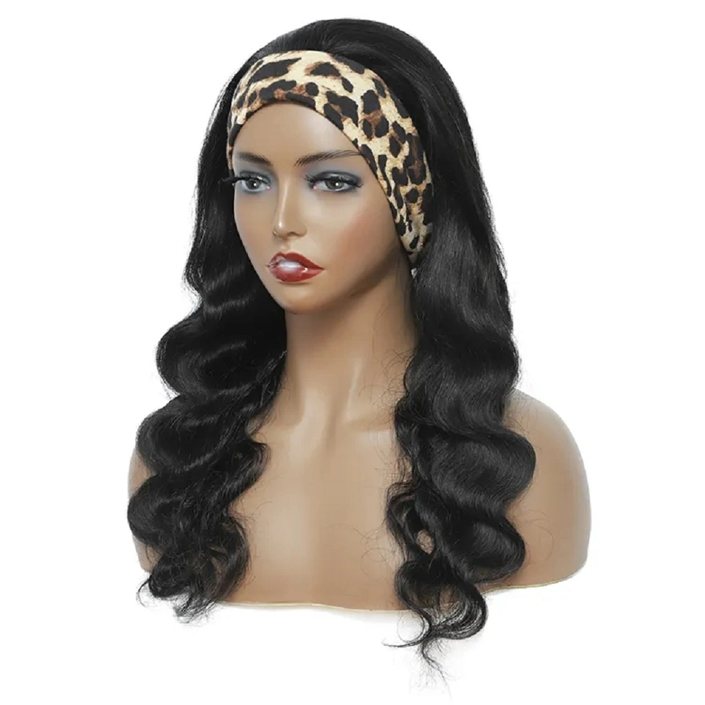 100% de cutícula brasileira alinhada fita de cabelo humano extensão de cabelo Wearable Body Wave Wigs for Black Women