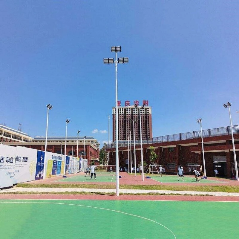 1000W LED Power Brightness 20m 25m 30m 35m 40m High Mast Lighting Pole Stadium Light Tower High Mast