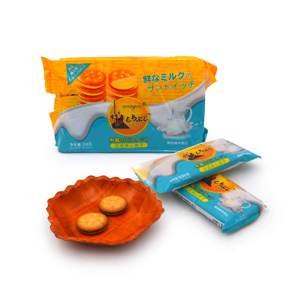 Factory Wholesale/Supplier New Orange Cream Center Biscuit