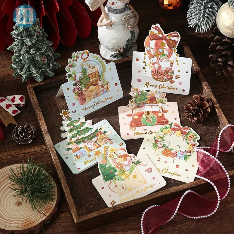 Carte-cadeau personnalisée en plastique cartes-cadeau en PVC de Noël mignons