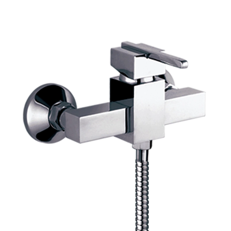 Single Lever Brass Square Bath Mixer with D35mm Ceramic Cartrigde