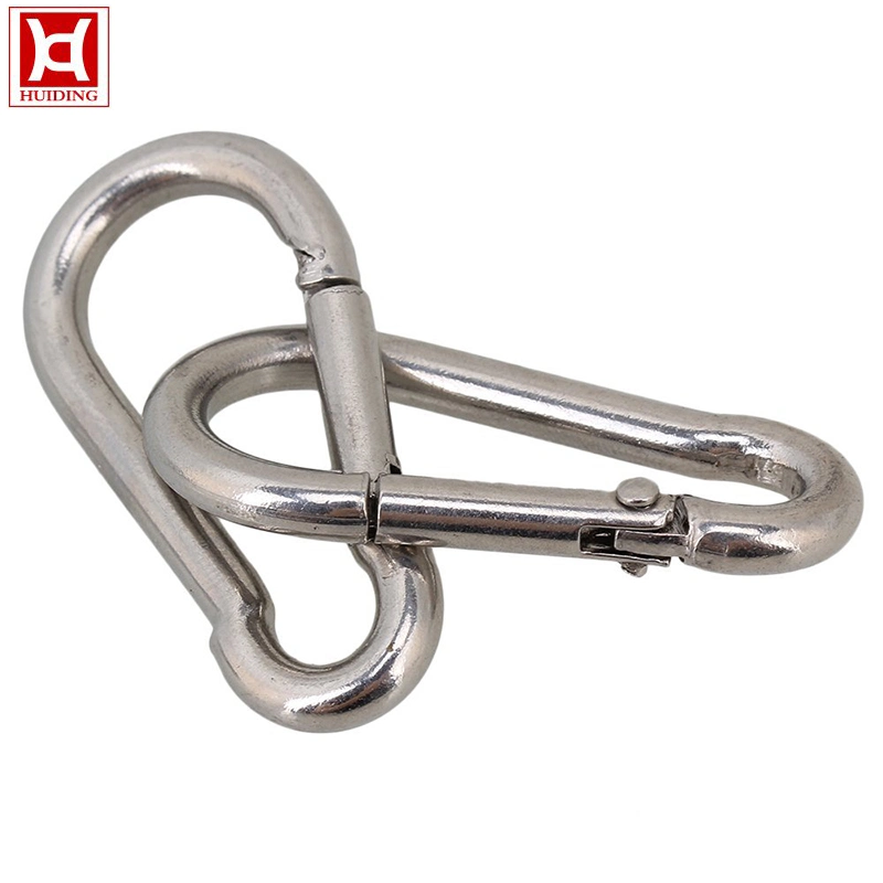 Factory Direct Stainless Steel Carabiner Spring Snap Hook