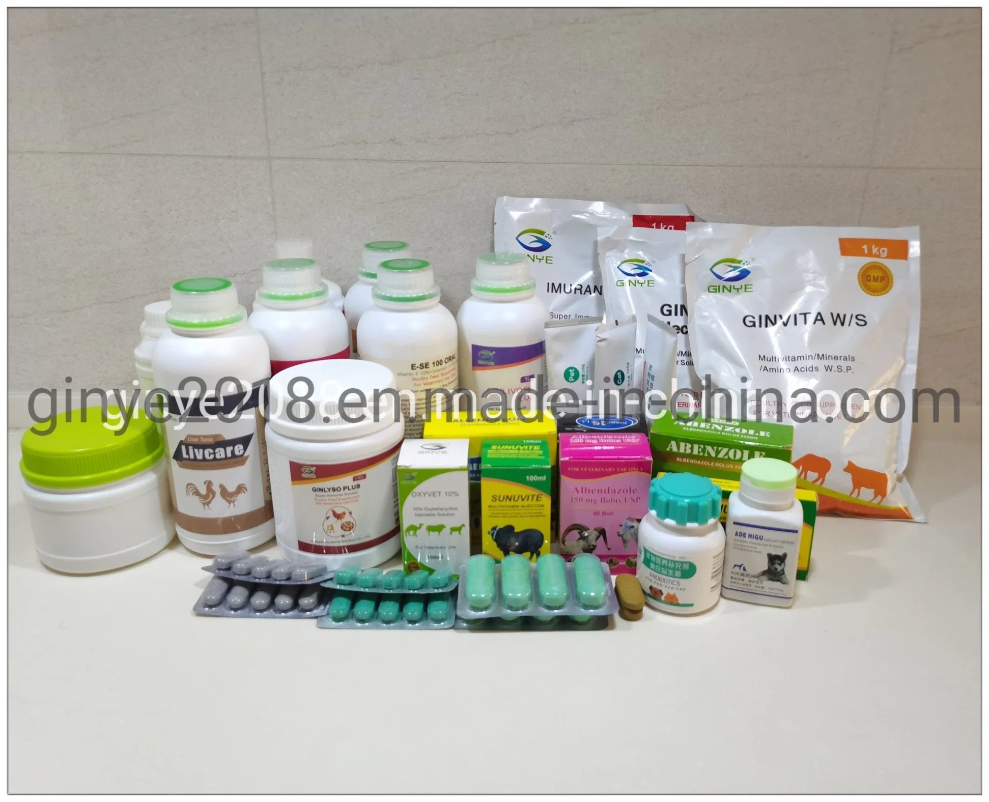 الطب الصحي الجهاز البيطري Tablet Albendazole Bolus 250mg، 300mg 600، 1500 mg، 2500mg