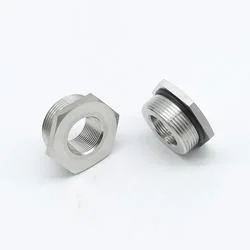 High Precision Mechanical Machining Turned Parts Nickel Plated Hex Nuts