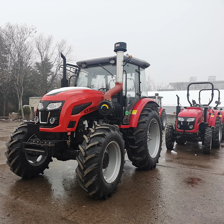 Hochleistungs-Gartenrad China kompakte Landwirtschaft mit Bagger und Front-End-Lader Traktoren Bauernhof Traktor LKW zum Verkauf