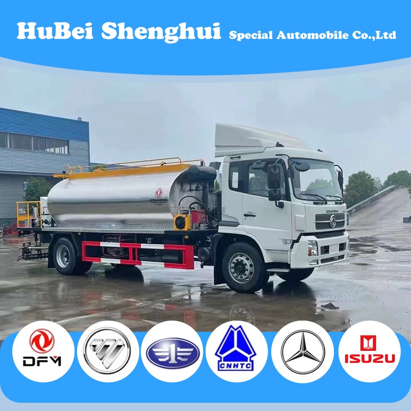 China Manufacture Dongfeng 4X2 12000L Tank Mounted Bitumen Sprayer Bitumen Pressure Distributor Truck for Sale
