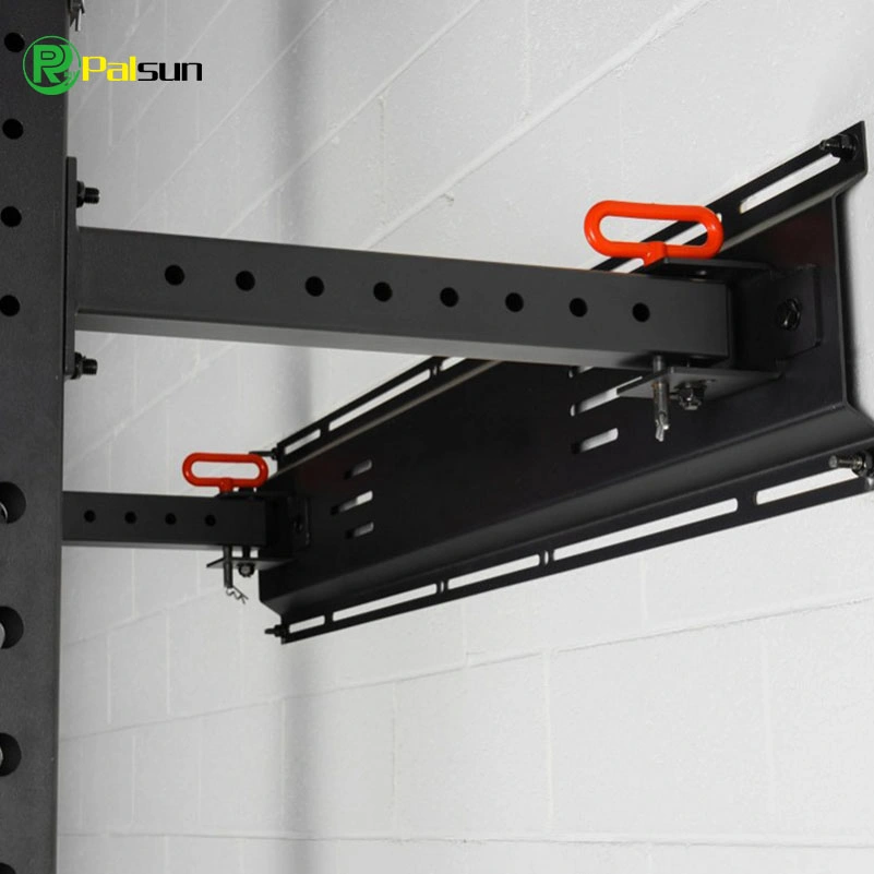 Novo equipamento de fitness Rack de montagem em parede com dobra de 3 W.