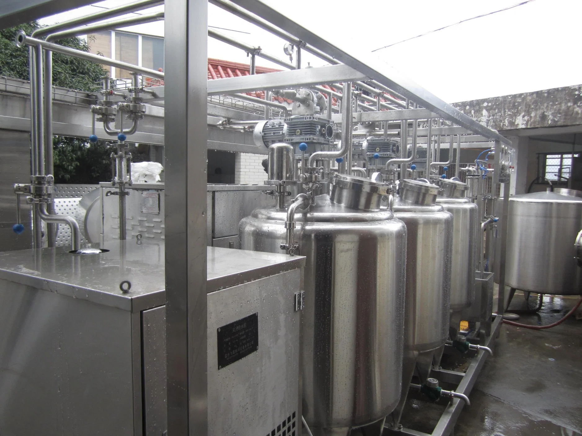 Full Automatic 6000b/H Juice Filling Plant