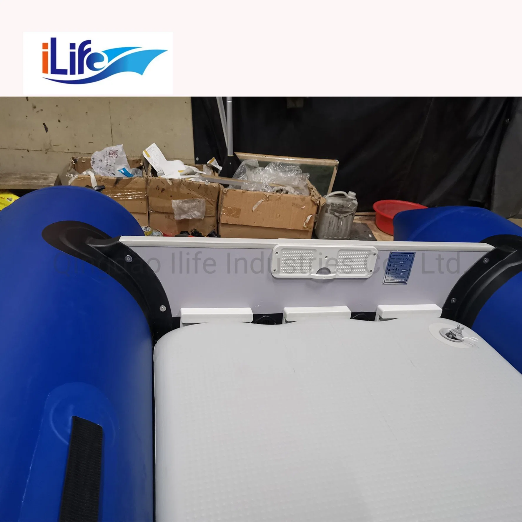 Ilife (4,2) bote catamarán hinchable de alta velocidad con Drop Stitch planta para la pesca y deportes