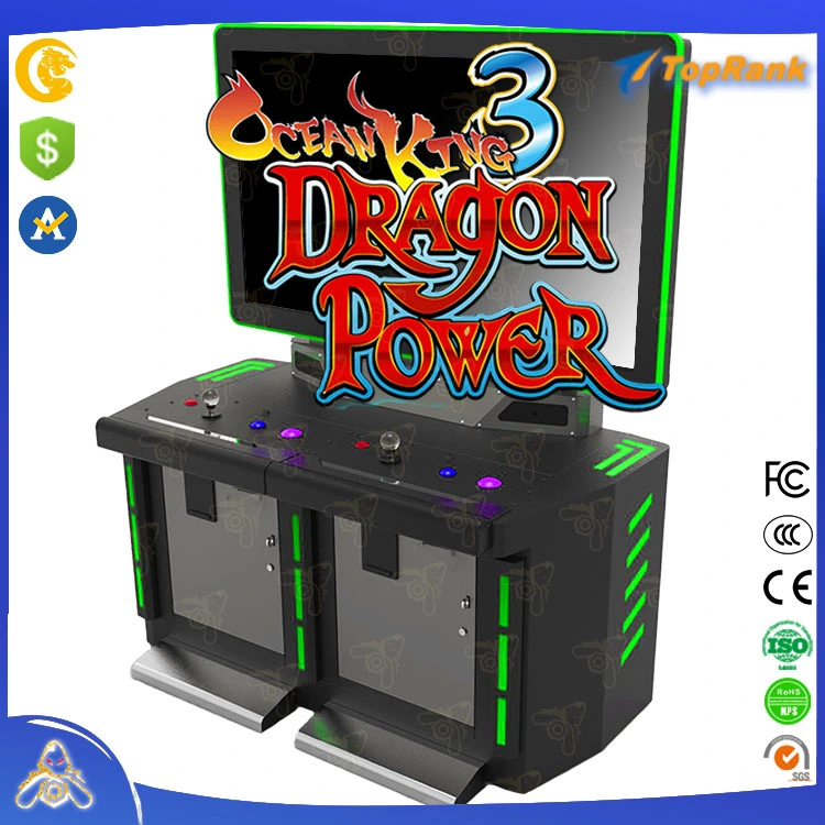 Crazy Software USA Popular 42 Inch 3 Players Arcade Shooting Amusement Cabinet Fish Game Table Machines for Sale Ocean King 3 Dragon Power