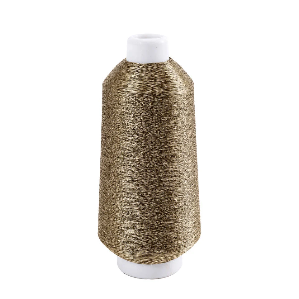 Pakistan Popular Colors Metallic Yarn Ms Type Polyester Yarn Embroidery Thread