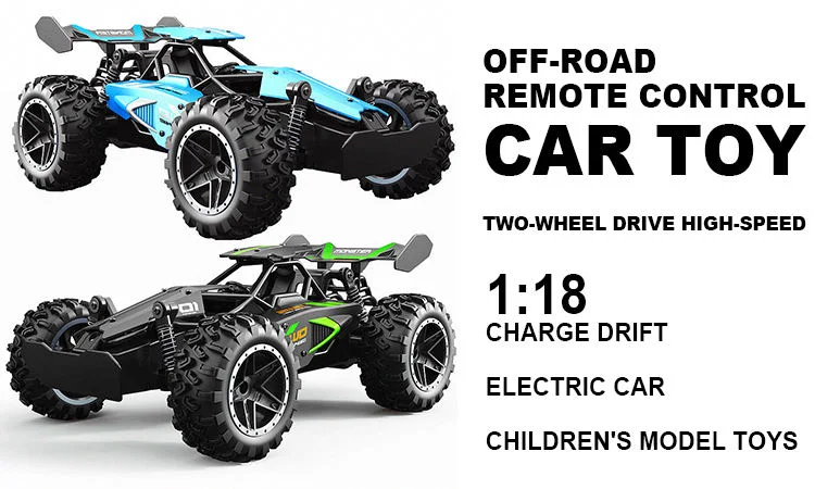 Rubber Big Tires Anti-Collision Settings 1: 18 High-Speed off-Road 2.4G Remote Control Car