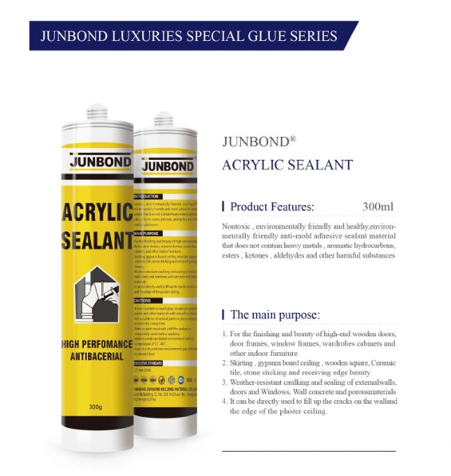 All Purpose Water Based Acrylic Sealant Paintable Silicone Acrylic Sealant