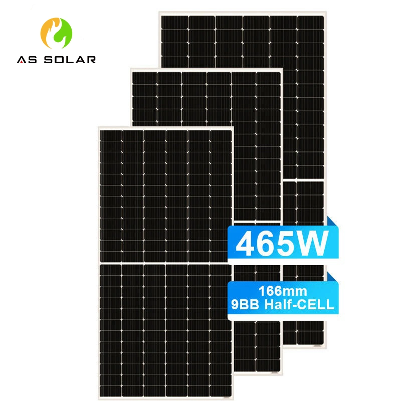 Solar Panel 465 Watt A Grade Cell Custom Size New Electric Ground Roofing Sheet Solar Panel Product for Water Pump