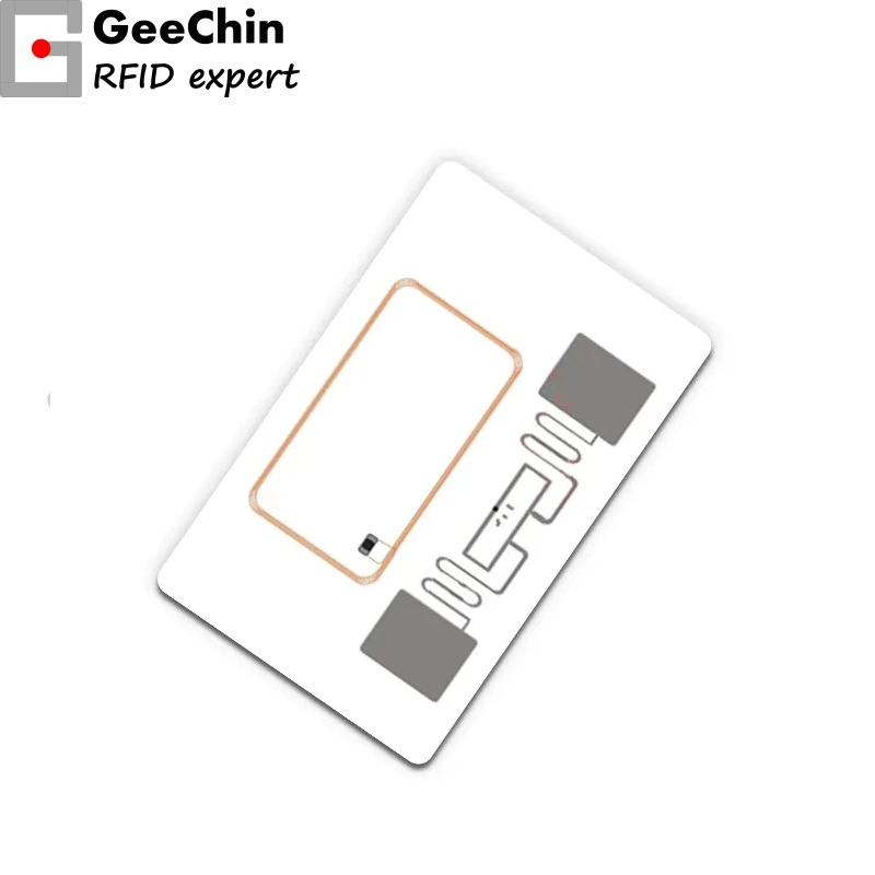 Dual Frequency Chip 13.56MHz and 860-960MHz Combination RFID Card Hybrid NFC Card