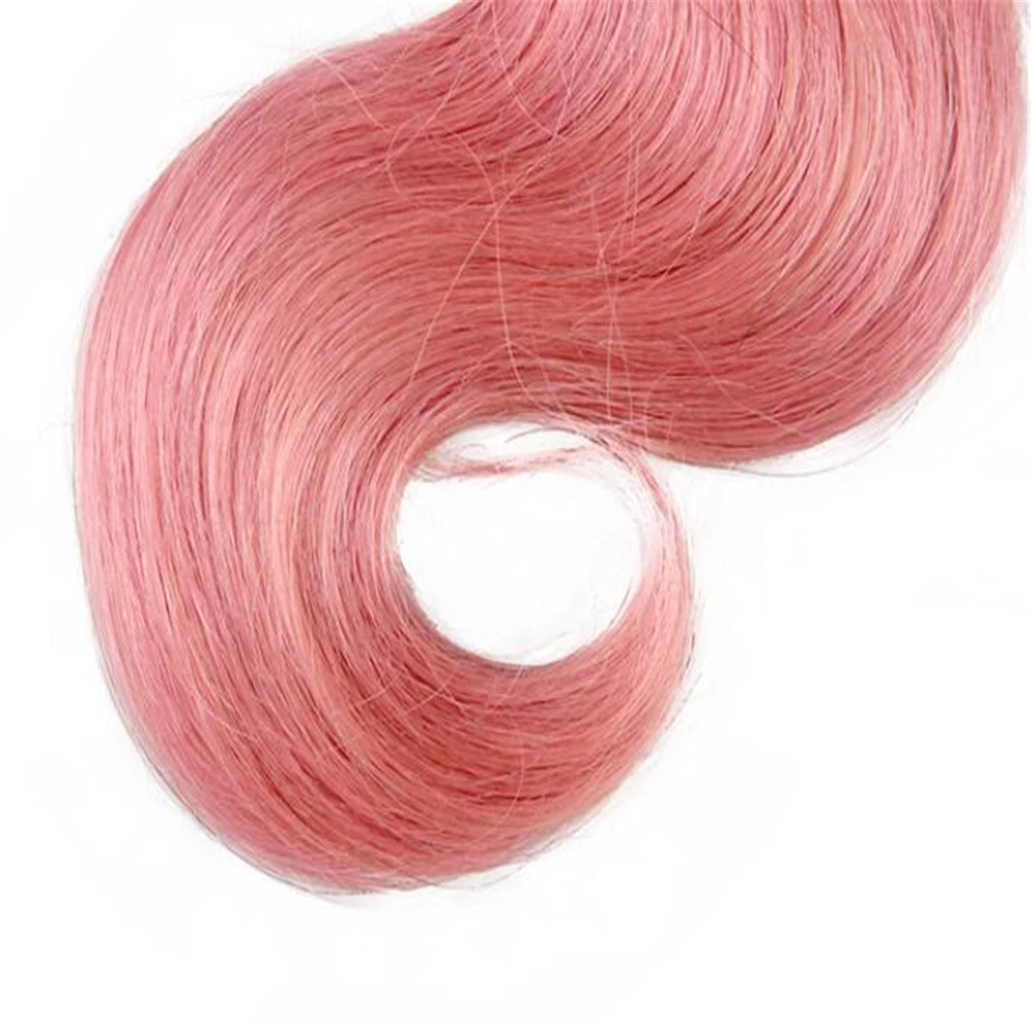 Farbige Rosa Haarverlängerungen, Webhair Diamond Panther Dye Brasilianische Haareft