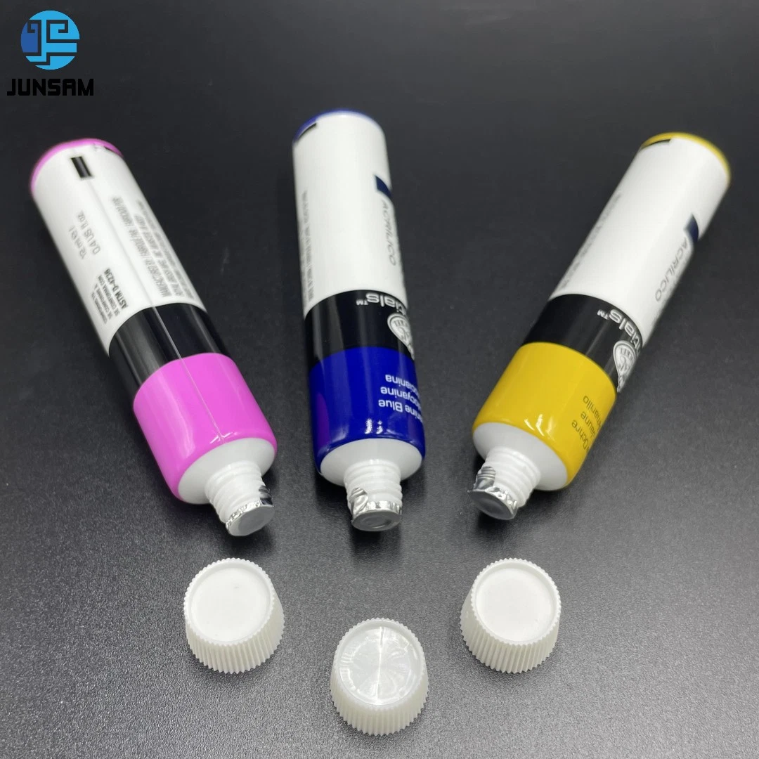 Custom Printed Aluminum Barrier Laminated Tubes for Pigment Pastel Paint