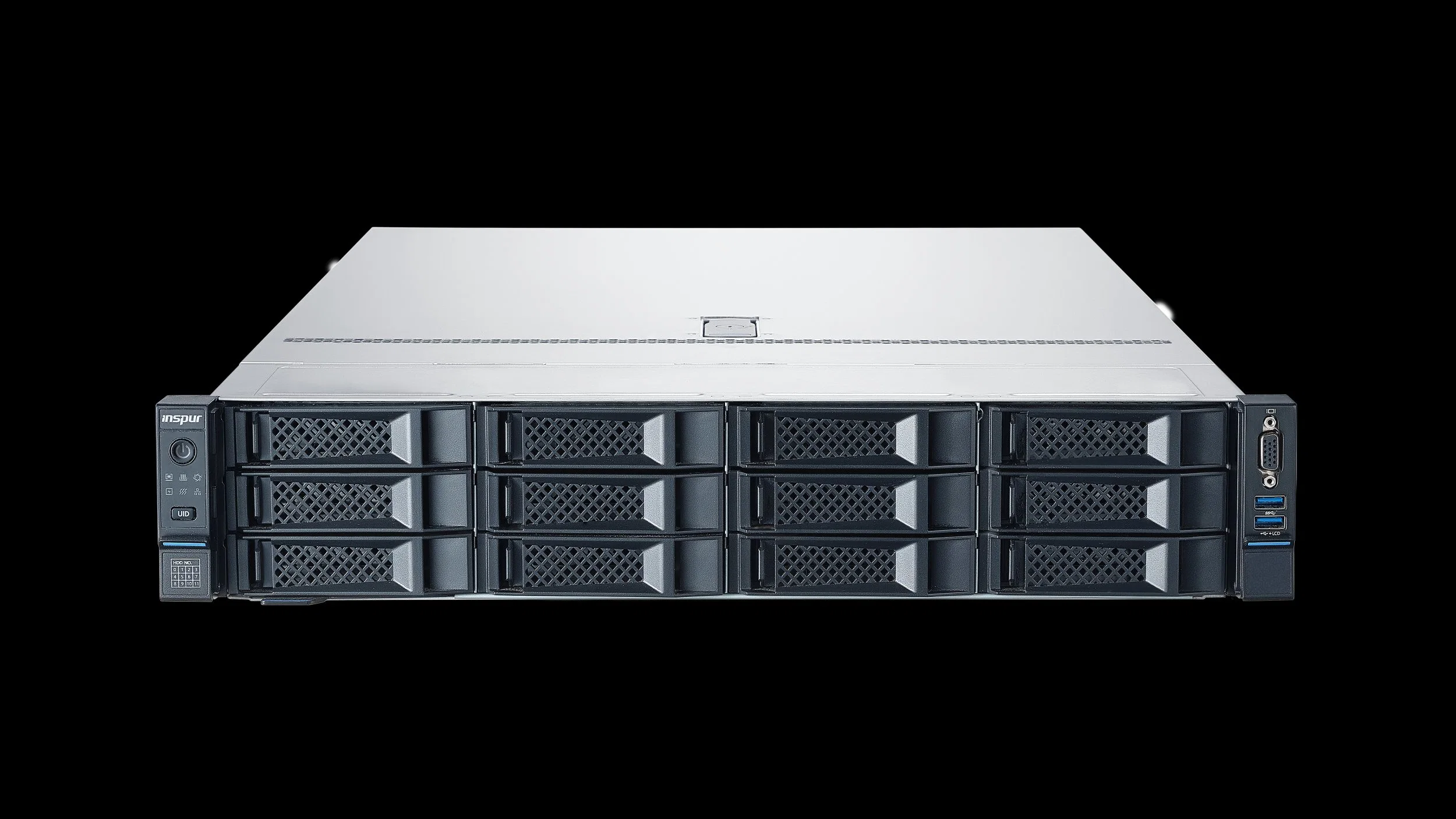 High Performance Inspur NF5280A6 3rd Gen AMD Epyctm Processors 12lff Drive Server