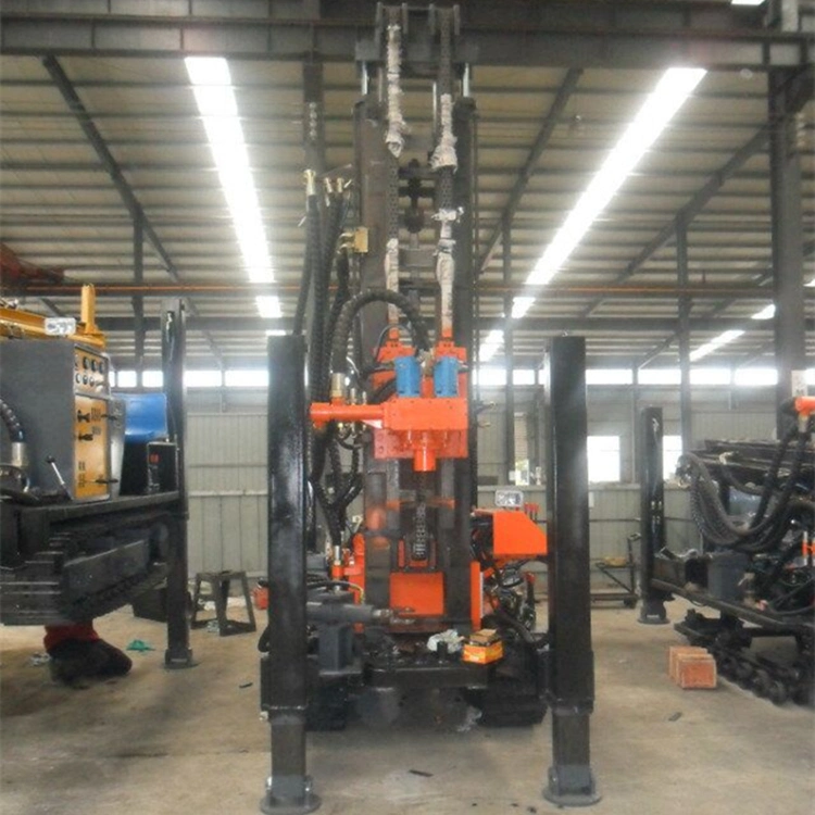 Easy to Move 15kw Hydraulic Drilling Rig Portable Depth 230m Drill Drilling for Drilling Water Well Dam Foundation and Other Buildings