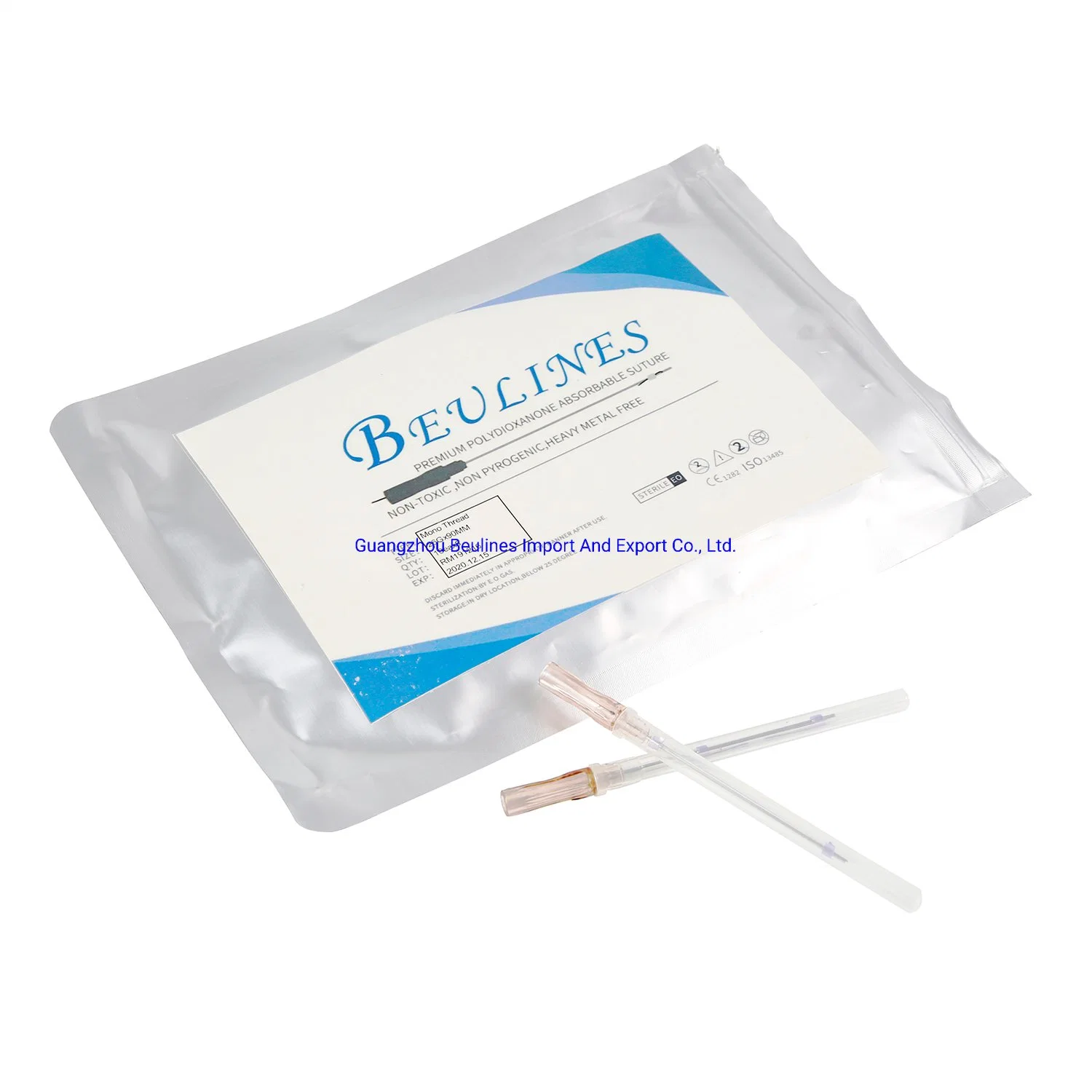 آمنة Micro cannula ذات الطرف الفظ الإبرة PDO PCL Plla cog مؤشرات الترابط