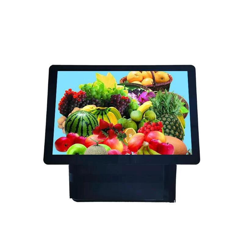 شاشة LCD Capacitive Touch المتكاملة بحجم 15 بوصة لسطح المكتب نظام POS