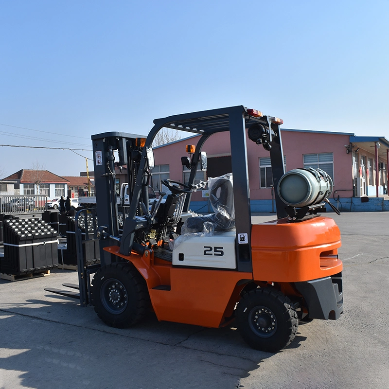 EPA/CE Approved Original Japan Engine Jungheinrich/Mitsubishi/Komatsu LPG/Gas/Gasoline Powered China 2.5 Ton Forklift Truck